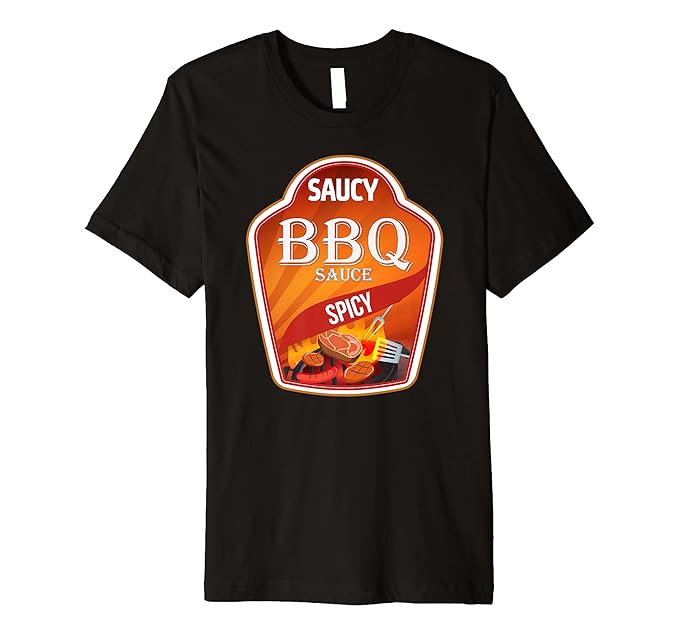 BBQ Costume Barbecue Sauce Group Couple Halloween Men Women